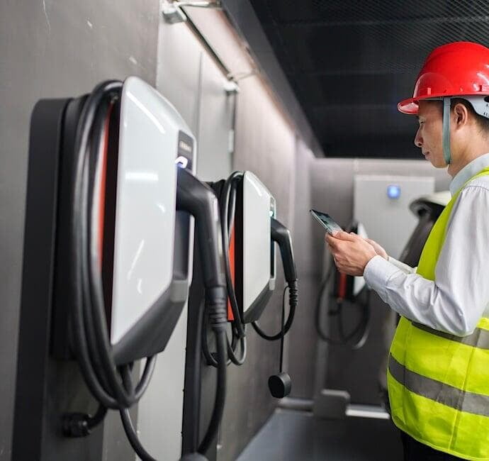 Keurder elektrische installatie keurt laadpalen